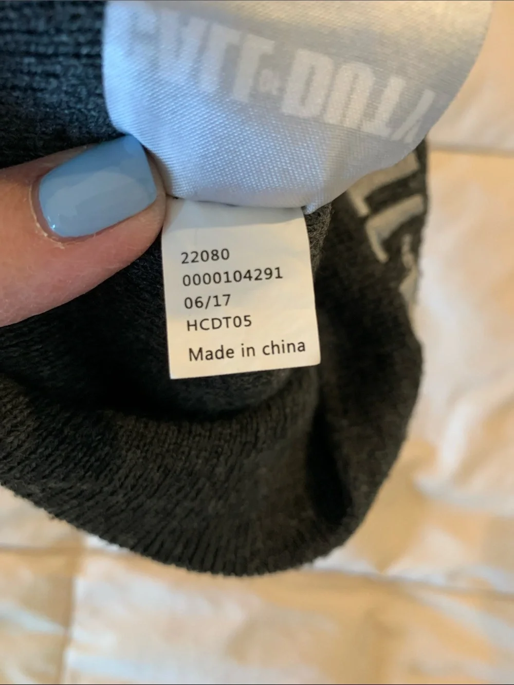 Call of Duty Gray Knit Skull Cap Beanie Slouchy